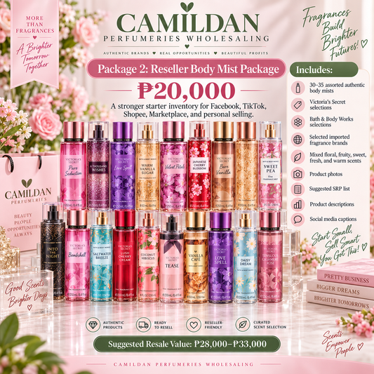 💕 Package 2: Reseller Body Mist Package